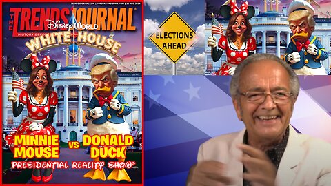 DISNEY WORLD WHITE HOUSE: MINNIE MOUSE VS DONALD DUCK PRESIDENTIAL REALITY SHOW