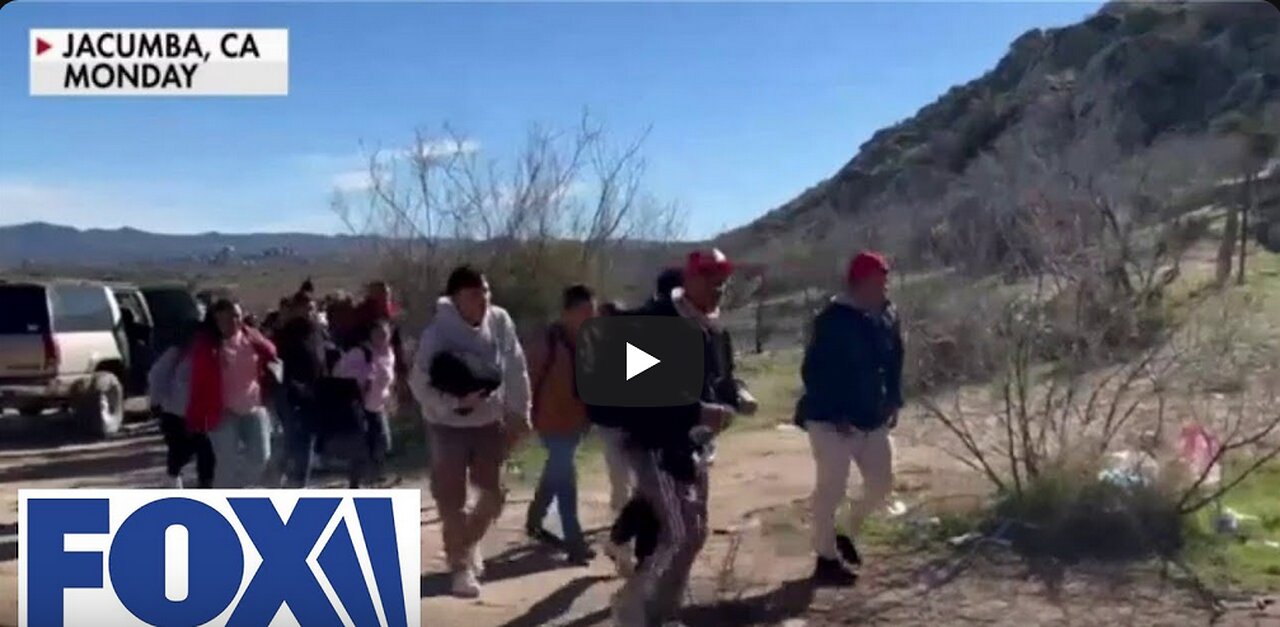 Shocking footage shows adult, male migrants dropped at California border