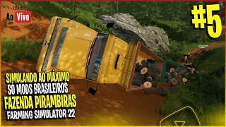 Ajudando o Vizinho com novos Campos Fazenda Pirambeiras Farming Simulator 22 #5