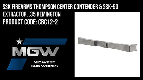 SSK Firearms Thompson Center Contender & SSK-50 Extractor, .35 Remington - CBC12-2