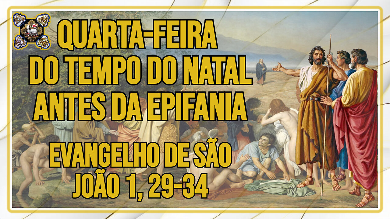 Comentários ao Evangelho da Quarta-feira do Tempo de Natal antes da Epifania - Jo 1, 29-34