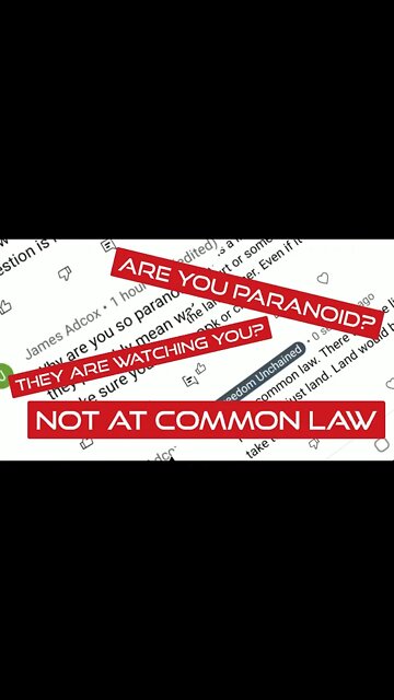 Are You Paranoid? Not At Common Law Were Mosters Can't Appear