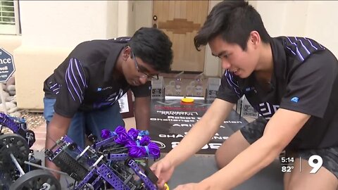 Tucson Robotics team building global recognition