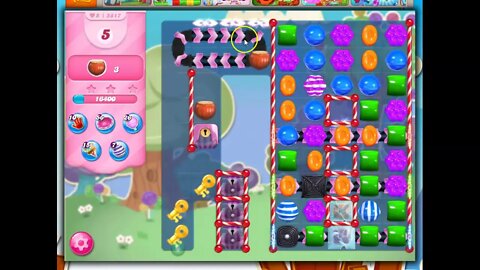 Candy Crush Level 5817 Talkthrough, 28 Moves 0 Boosters