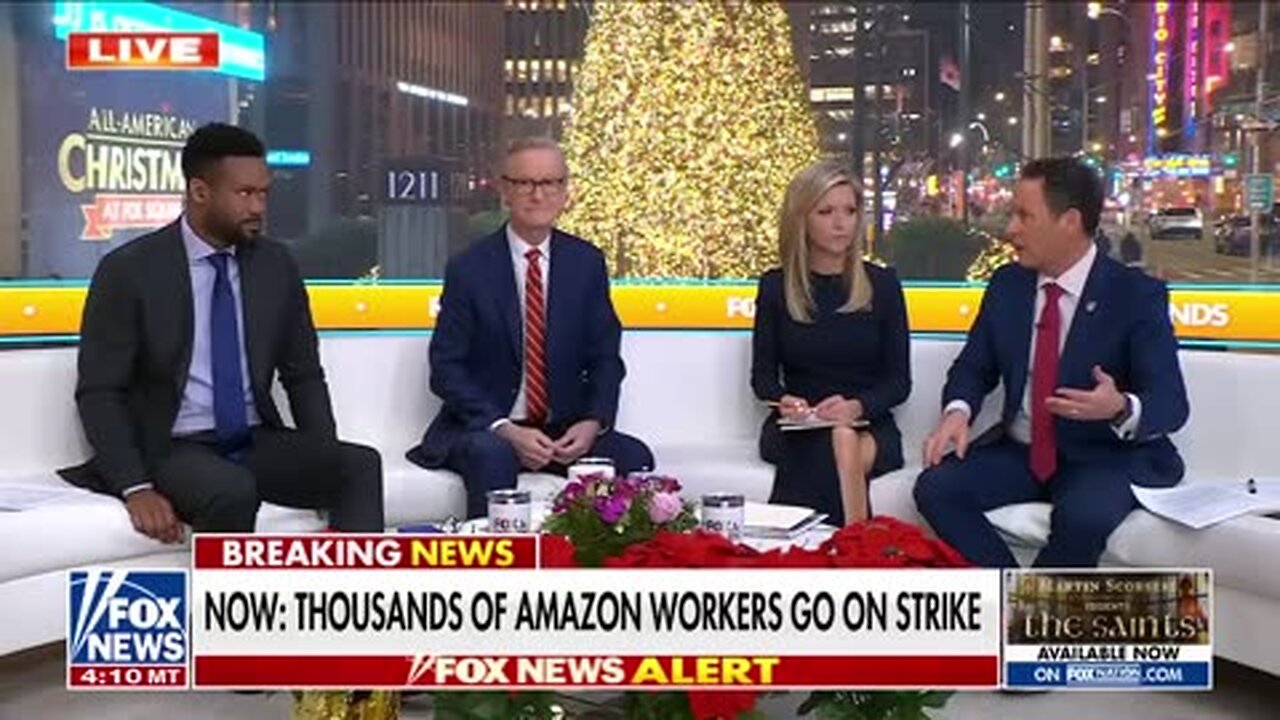 BREAKING: Thousands of Amazon workers strike ahead of Christmas