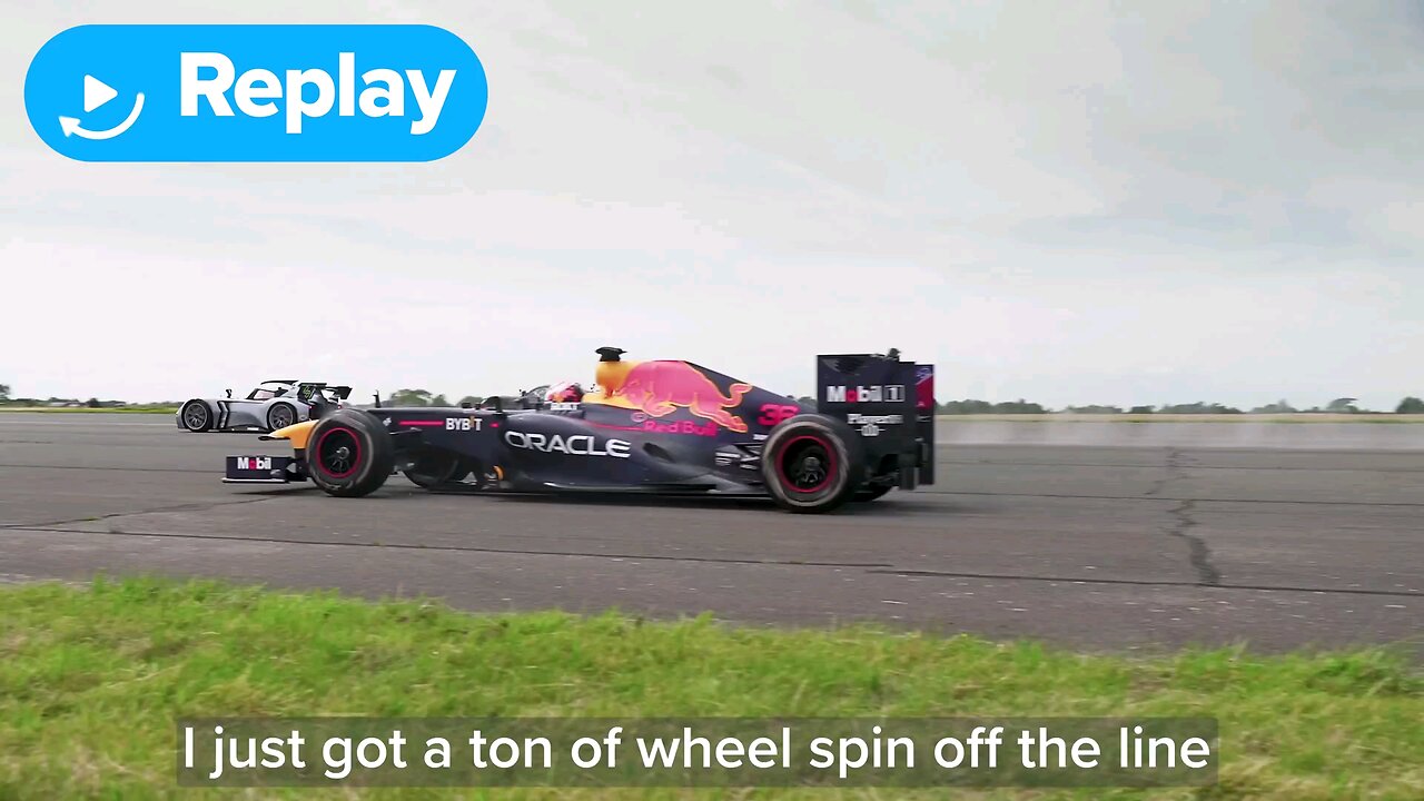 F1 Car Vs Word's fastest hypercars