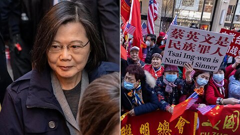 Taiwan president arrives in New York amid tight security