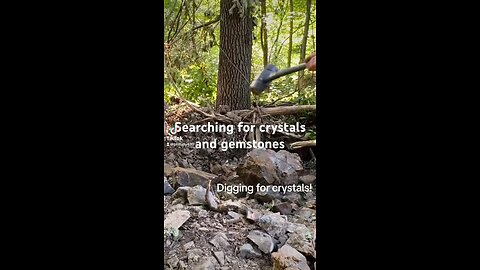 Digging for crystals in Ohio