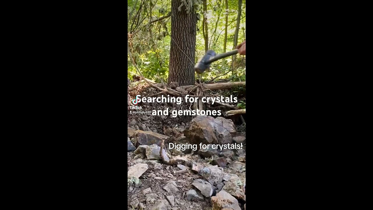 Digging for crystals in Ohio