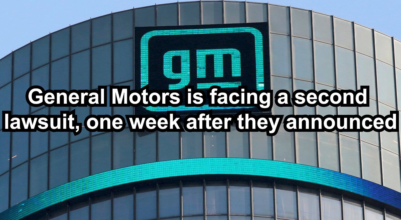 General Motors is facing a second lawsuit, one week after they announced