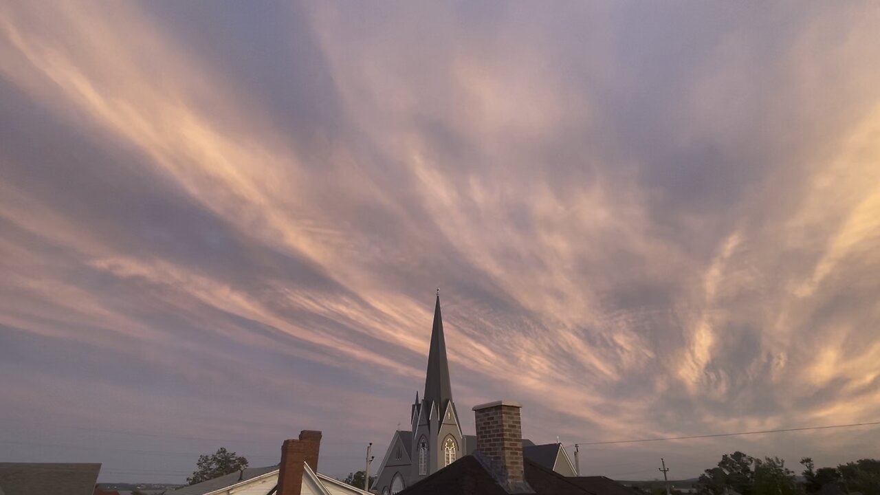 Devils Face In The Clouds