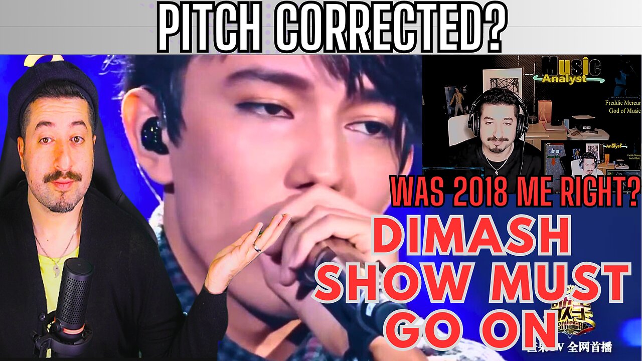 Dimash Kudaibergen - The Show Must Go On PITCH CORRECTED? Was 2018 Me Right?