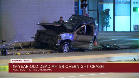 One killed, one injured in crash near 13th and Oklahoma