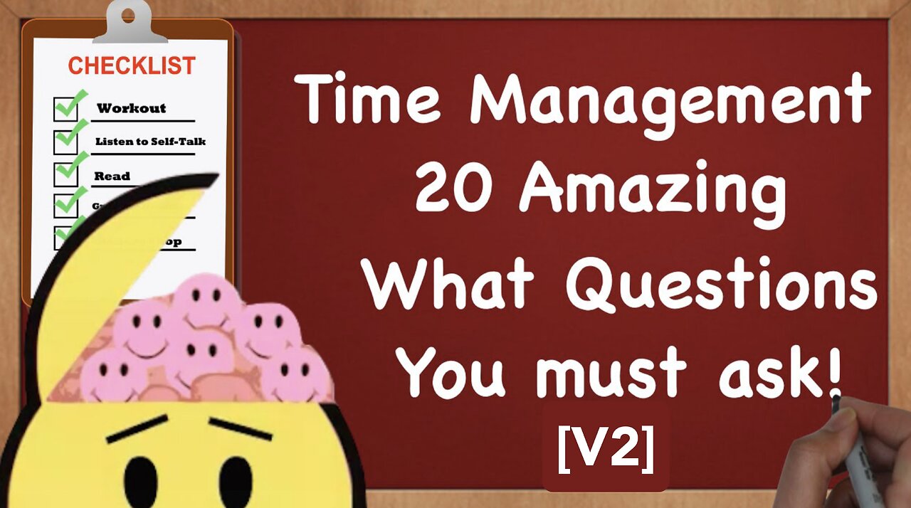 How to be More Productive - 20 Amazing Questions you must ask! [What V2]