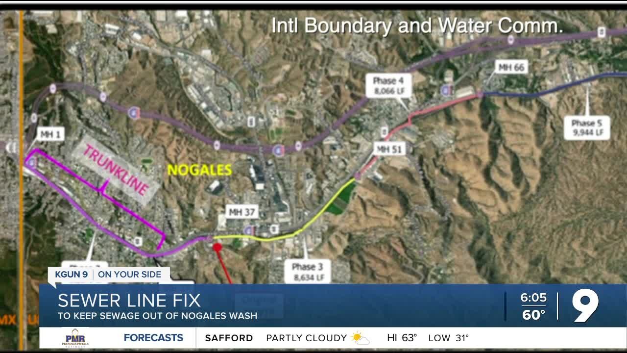 New project aims to fix Mexican sewage leaking into Nogales Wash