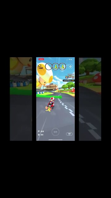 Mario Kart Tour - Mushmellow Kart Gameplay (Los Angeles Tour Gift Reward) #Shorts