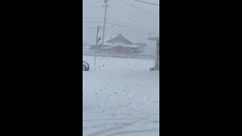 Snow in Fukuoka