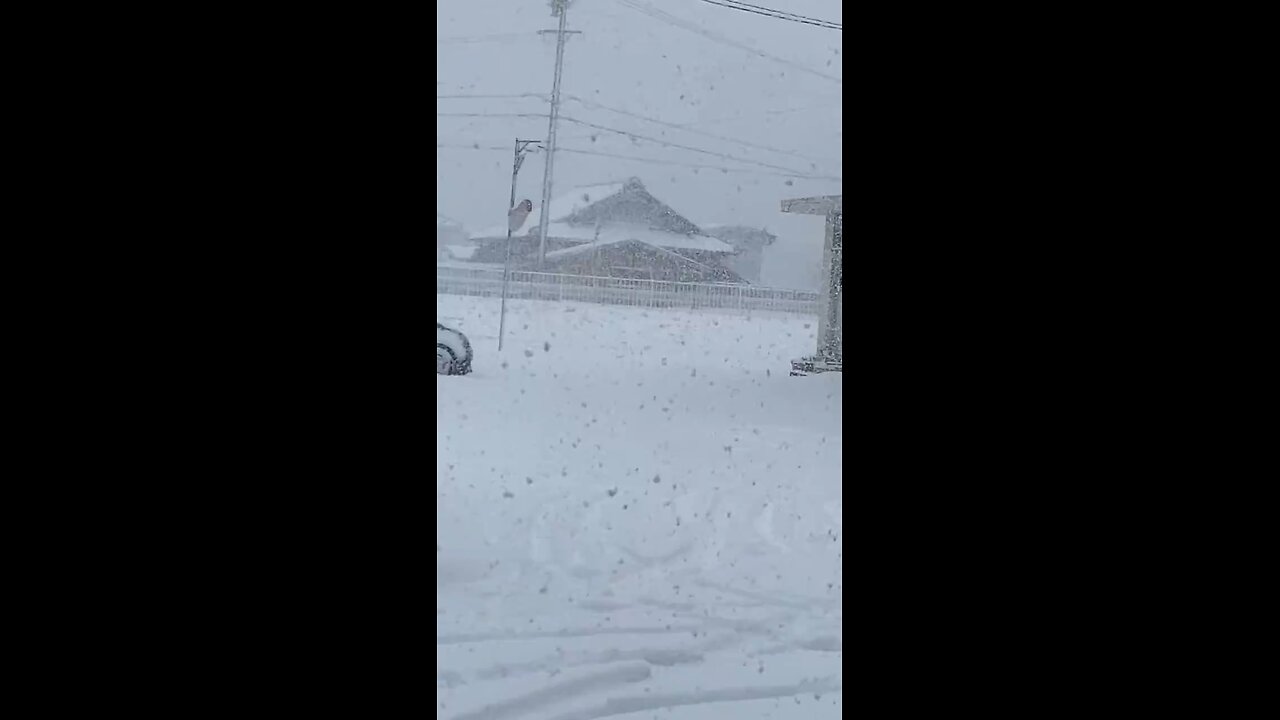 Snow in Fukuoka