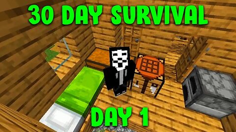 A Start Of A Series That's Not Been Done Before | Minecraft - 30 Day Survival Day #1