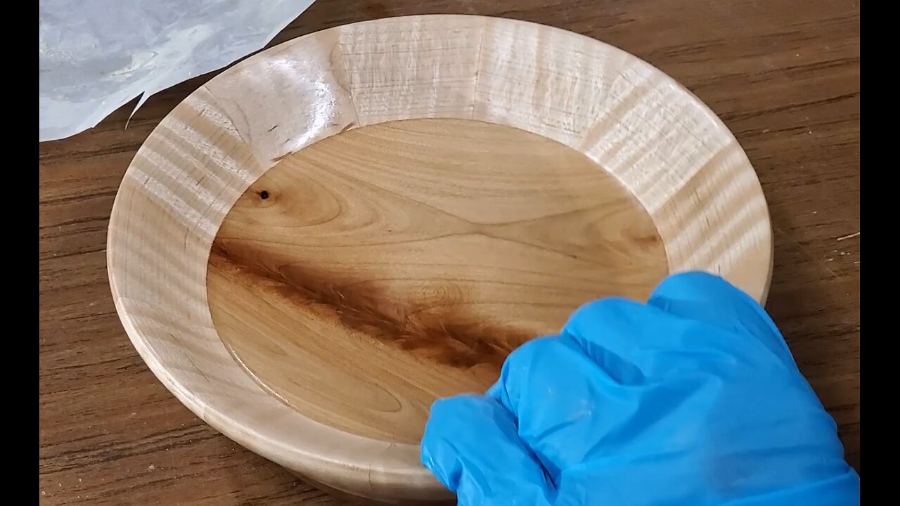 Curly Maple and Vintage Maple Bowl