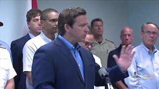 Gov. DeSantis calls covid spike a "seasonal swing"