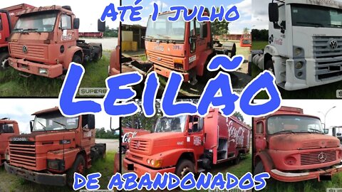 Ep.01 🚚 Caminhões Abandonados LEILÃO Brasil