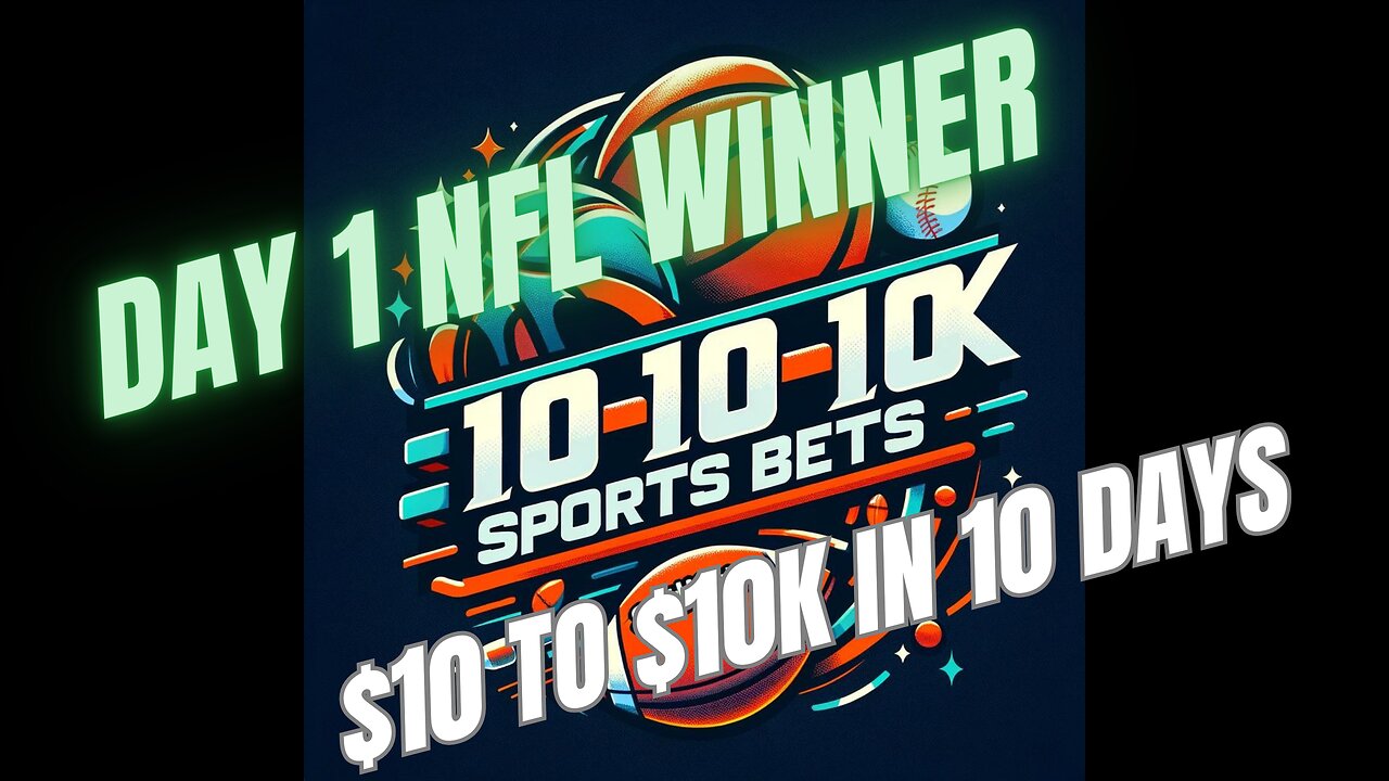 WINNER! Day 1 of NFL $10k Challenge