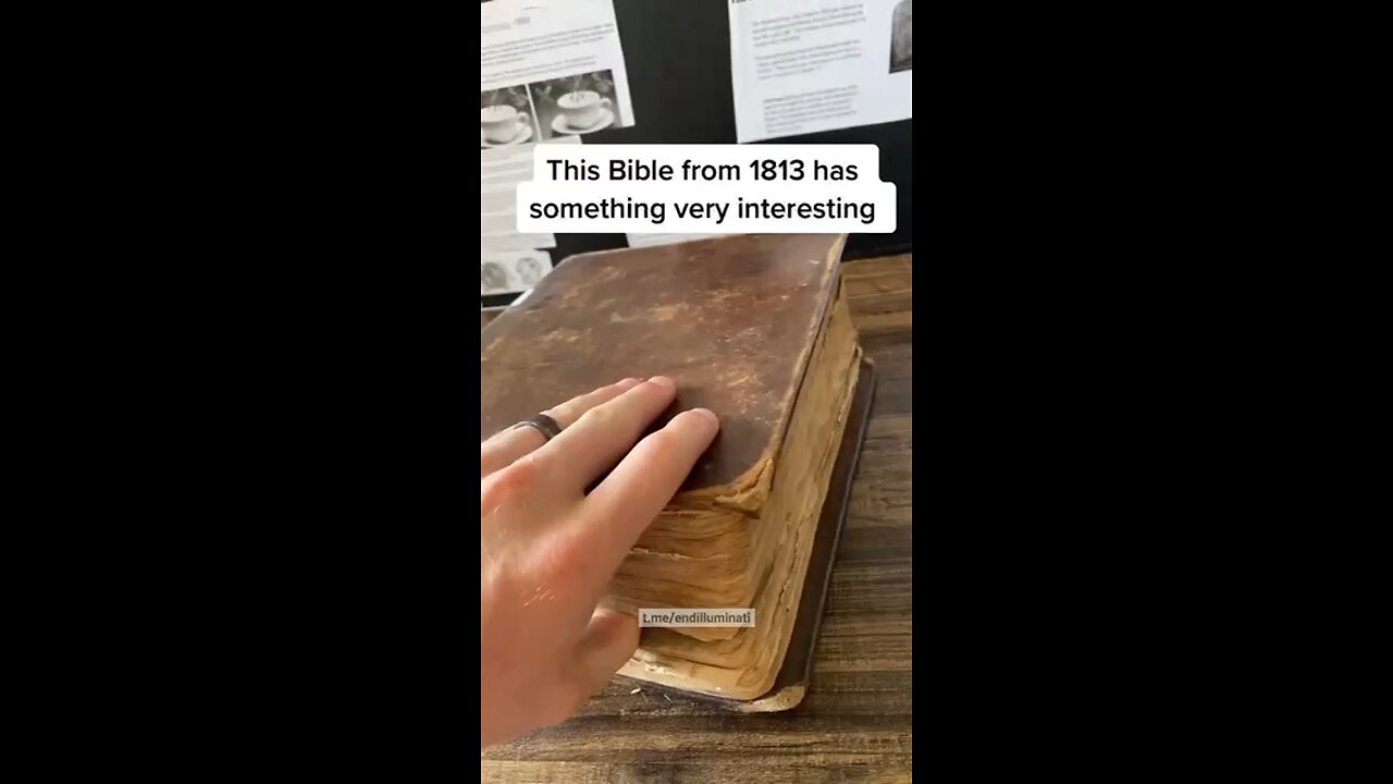 Bible from 1813. How old is this world