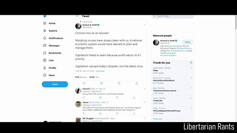Marxist Blames "Capitalism" For The Current Chaos