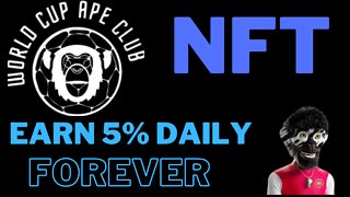 Worldcupapeclub|NFT|EARN 5%DAILY|#bitcoin #passiveincome #defi #crypto