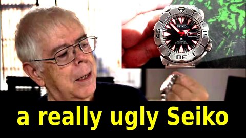 Is it Collectible?? A Really Ugly Seiko -- Monster SRP313 Dracula