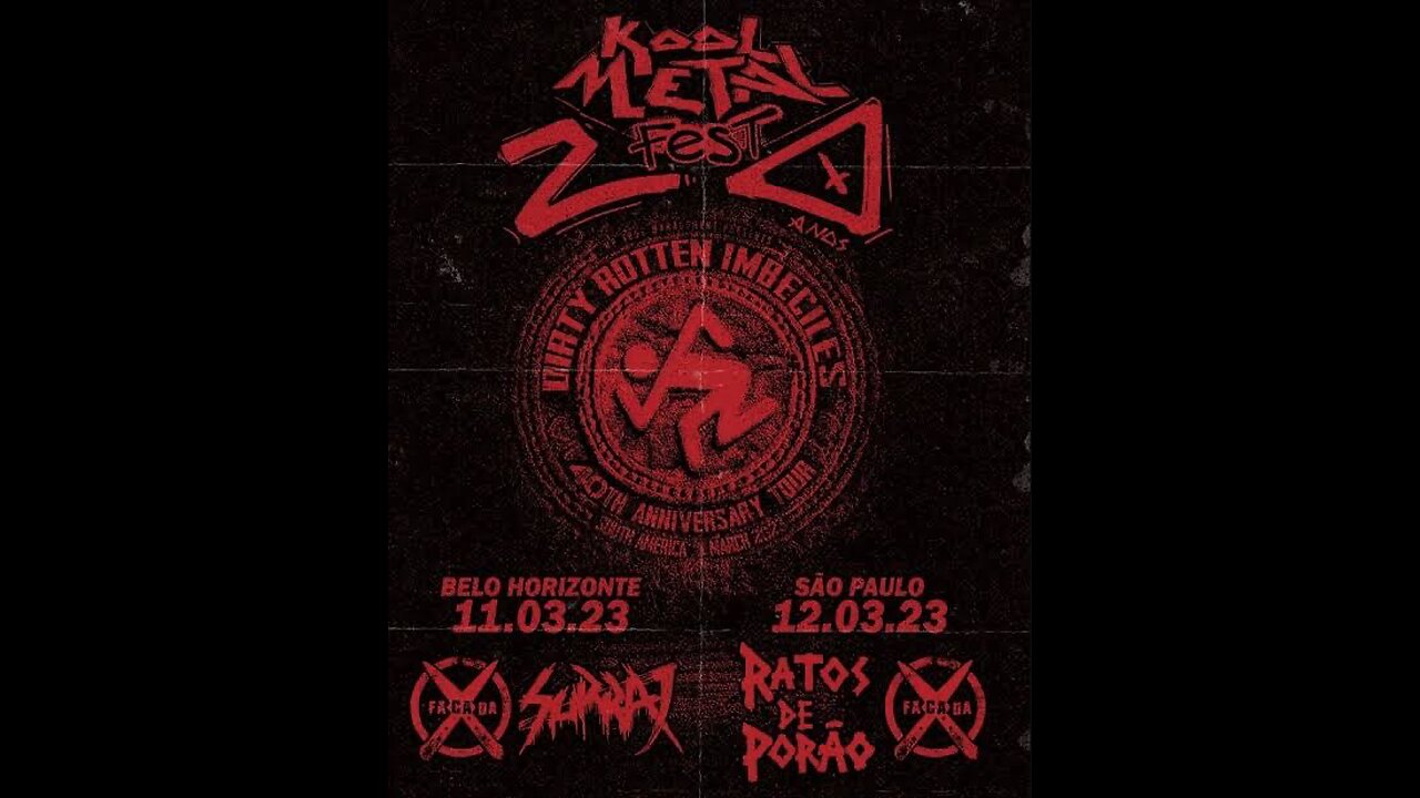 @ratosdeporao live at @koolmetalfest 2023 ,12 th March - Carioca Club SP