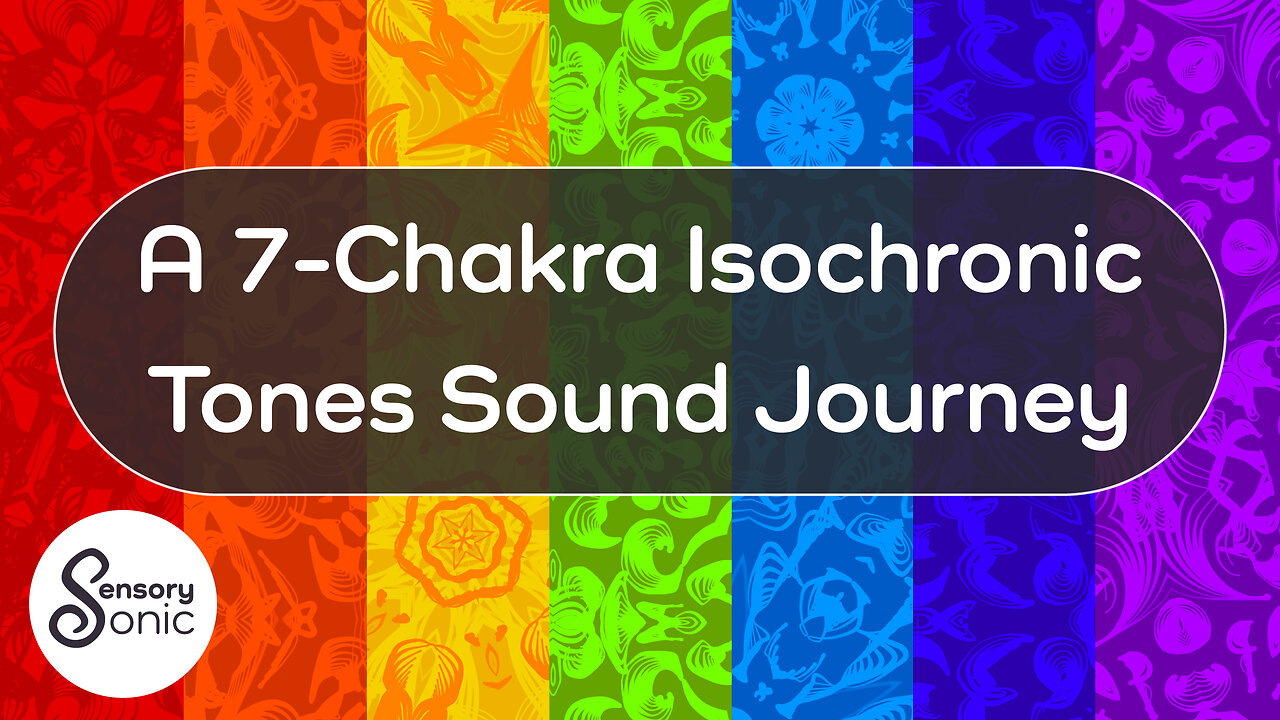 A 7-Chakra Isochronic Tones Energy-Balancing Sound Journey | Sound Healing Meditation | 15 Minutes