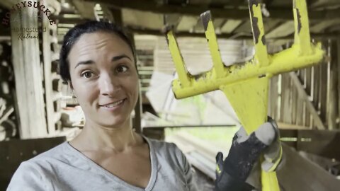 Finding and treating old barn wood for bugs and then using as a loft railing: Part 1