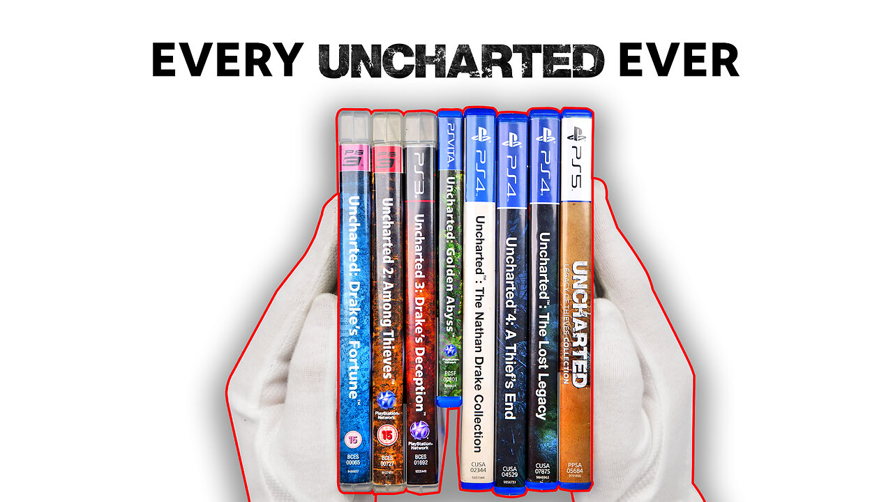 Unboxing Every Uncharted + Gameplay | 2007-2023 Evolution