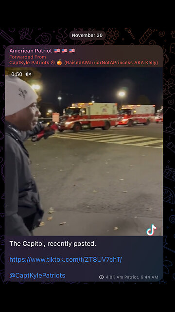 The Capitol, recently posted. we know they announced it- but why now🤔