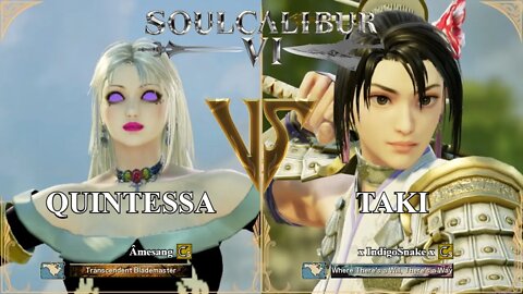 Quintessa (Âmesang) VS Taki (x IndigoSnake x) (SoulCalibur™ VI: Online)