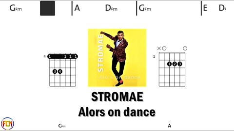STROMAE Alors on dance - Guitar Chords & Lyrics HD