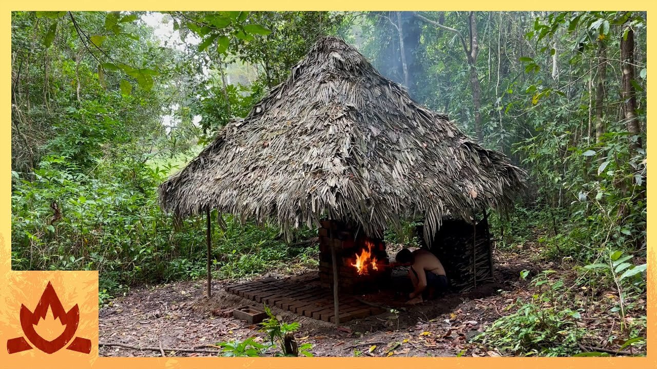 Primitive Technology - Brick and Charcoal Production