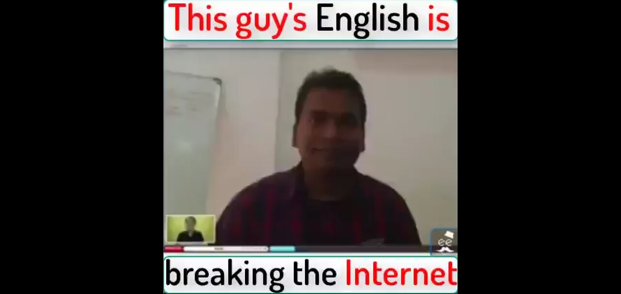 This guy English is Breaking the Internet