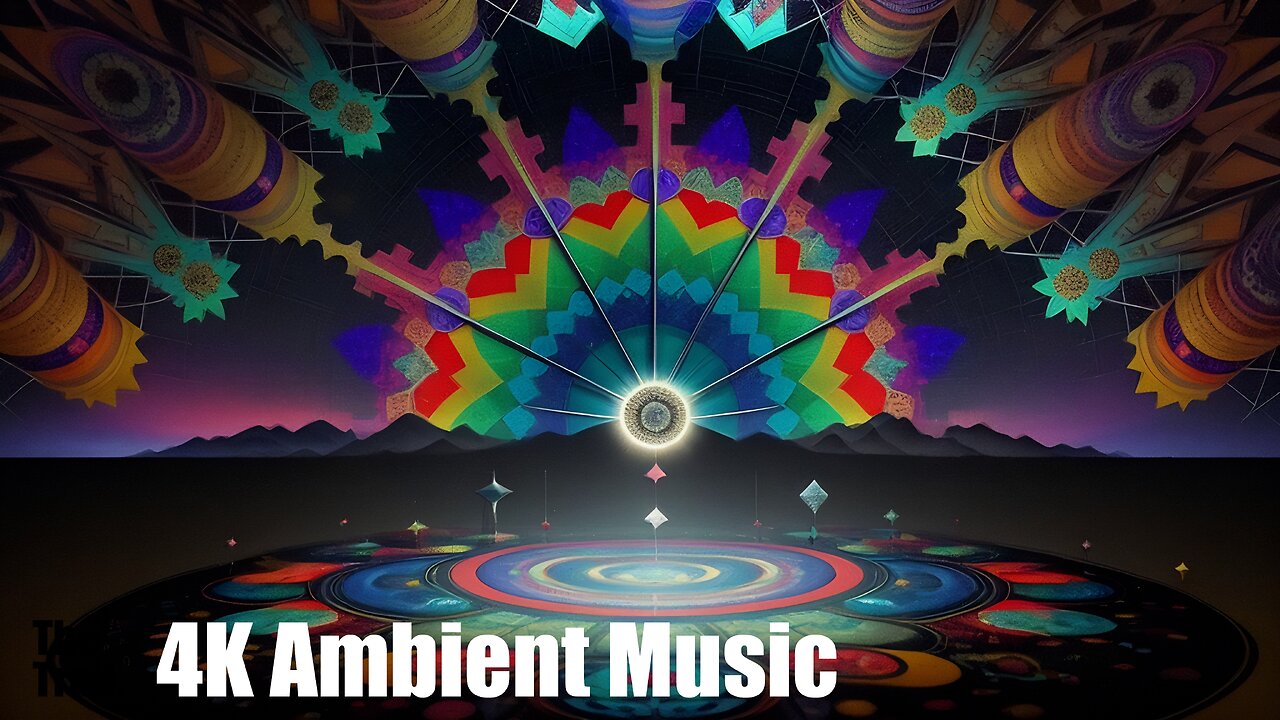 Ambient Music - Annashuwa | (AI) Reactive 3D | Kaleidoscope Visual Meditation 04 Dreamlike