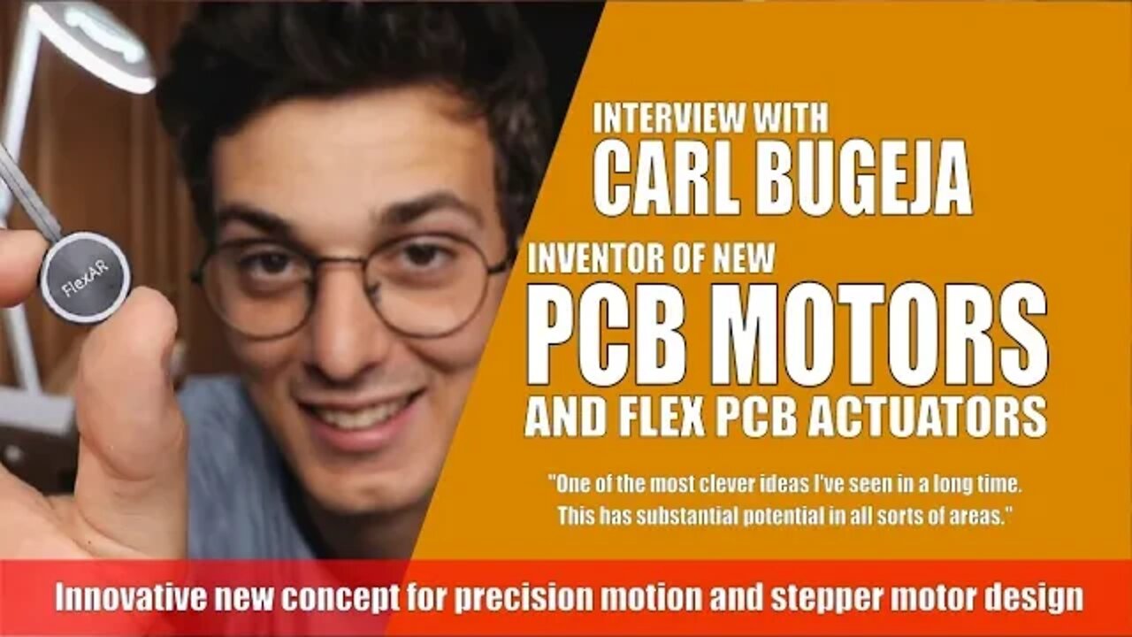 Carl Bugeja Designs PCB Motors - Interview With Electronics Engineer