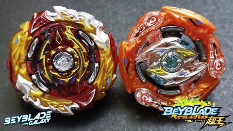 WORLD SPRIGGAN .U' 2B vs GLIDE RAGNARUK .Wh.R 1S - Beyblade Burst ベイブレードバースト