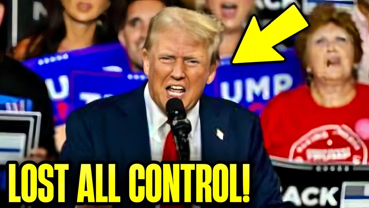 CRUMBLING Trump LOSES ALL CONTROL in DISASTER Speech!