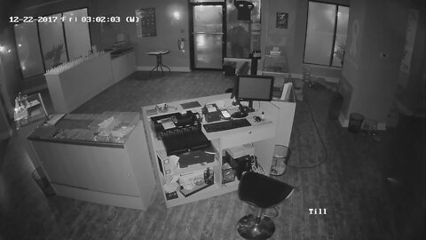 Dec 22nd 2017, CEV Langford break in. Till cam 302