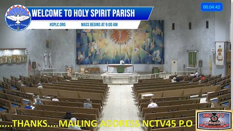 NCTV45 CATHOLIC MASS FROM HOLY SPIRIT PARISH (ST VITUS) 9 AM WEDNESDAY JULY 28 2021