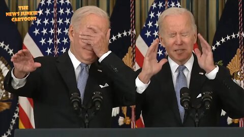 Biden is afraid he's going to get in trouble for taking another question.