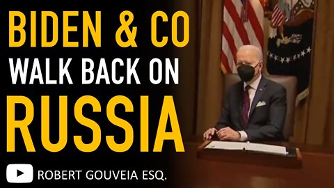 BIDEN and PSAKI Reverse Course on RUSSIAN INCURSION Press Conference Error