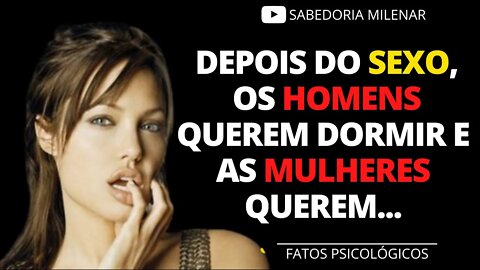 DEPOIS DO SEXO OS HOMENS QUEREM DORMIR E AS MULERES QUEREM... #SHORTS