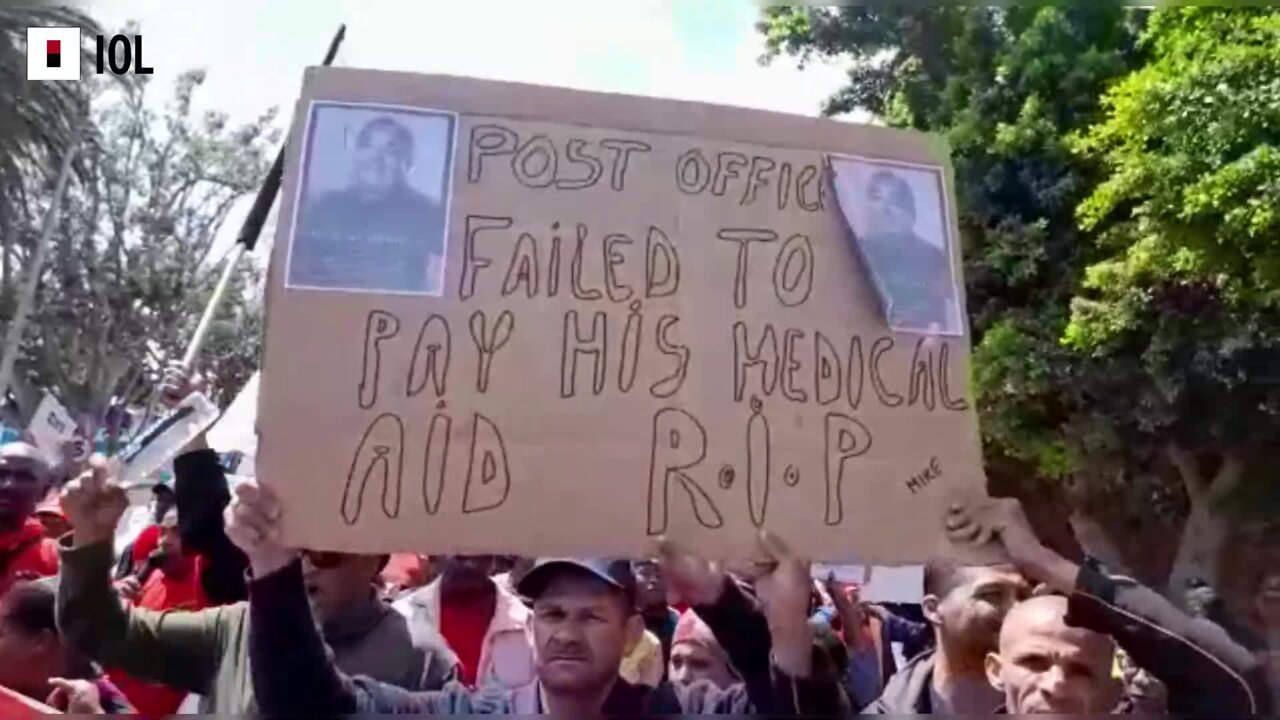 WATCH: South African Post Office (SAPO) Protest in Cape Town